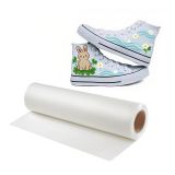 CALCA 24" x 98´ Roll: White 75-Micron PU Heat Transfer Vinyl – Eco-Solvent Printable for Dark T-Shirt Fabrics CALCA 24" x 98´ Roll: White 75-Micron PU Heat Transfer Vinyl – Eco-Solvent Printable for Dark T-Shirt Fabrics
