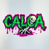 CALCA Garment Patch with PU Fleece, UV Printing & Embroidered Spot Stitching, Heat Transfer Labels for Uniforms & Apparel