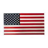 US Stock, Screen Printed Thick Plate Silicone Apparel Patch, Pack of 10