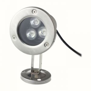 12V 3x1W Silver Underwater lamp