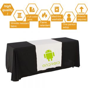 30"W Table Runner Printing on White