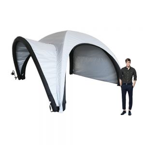 16ft Inflatable Tent with One Side Panel and Awning Outdoor Custom Graphic Spider Air Dome Tent