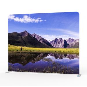 10ft High Portable Tension Fabric Exhibition Wall(Graphic Include/Single Sided)