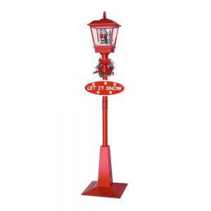 US Stock 71in Outdoor Christmas Decoration Christmas Snowing Lamp