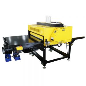 39" x 47" Pneumatic Double Working Table Large Format Heat Press Machine with Pull-out Style, 380V 3P
