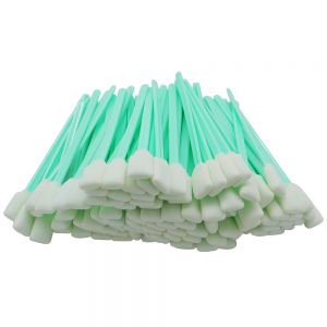 100 pcs Foam Cleaning Swabs for Epson / Roland / Mimaki / Mutoh Inkjet Printers 5" Long