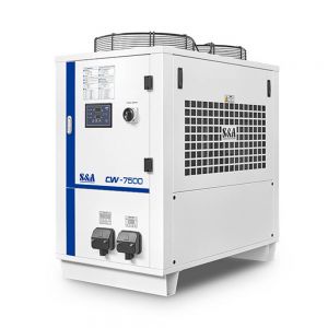 S&A CW-7500FN Industrial Refrigeration System (8.02HP, AC 3P 380V, 60HZ) for 600W CO2 Laser Machine