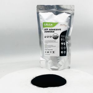 CALCA Direct to Film TPU DTF Powder, Digital Transfer Hot Melt Adhesive Powder (44lbs , 20kg, Medium, Black, Anti-sublimation)