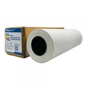 CALCA PRO 95gsm 36in x 328ft Dye Sublimation Paper for Fabrics and Hard Substrates Heat Transfer Printing, 3in Core