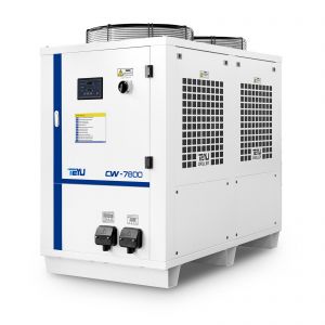 S&A CW-7800EN High power industrial chiller system can satisfy demanding cooling requirement for CO2 laser cutting system up to 800W