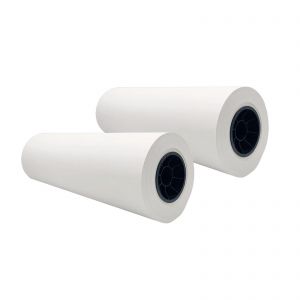 US Stock, 2 Rolls Pack CALCA 95gsm 24in x 328ft Fast Dry Dye Sublimation Paper for Heat Transfer Printing, 3" Core