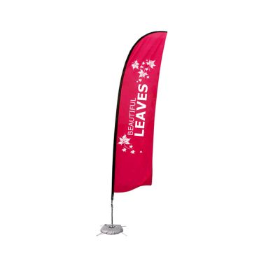 11.5 ft Wing Banner with Cross Water Bag Base (Single Sided Printing)