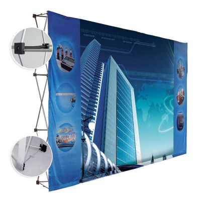 10ft Straight Velcro Pop Up Display(Graphic included)-Spring Connections