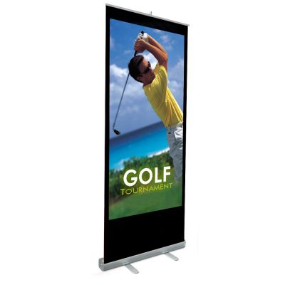 33" W x 79" H Economy Roll Up Banner (Graphic Include)