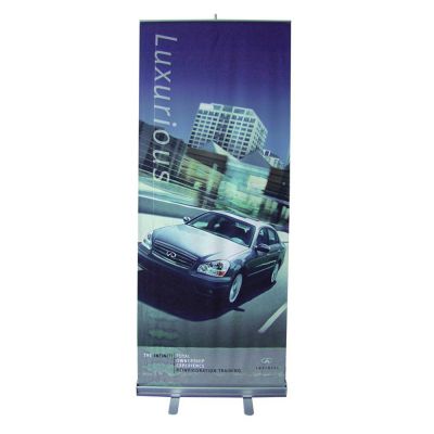 33"W x 79"HGood Quality Standard Roll Up Banner (Graphic Include)