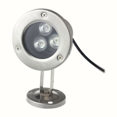 12V 3x1W Silver Underwater lamp