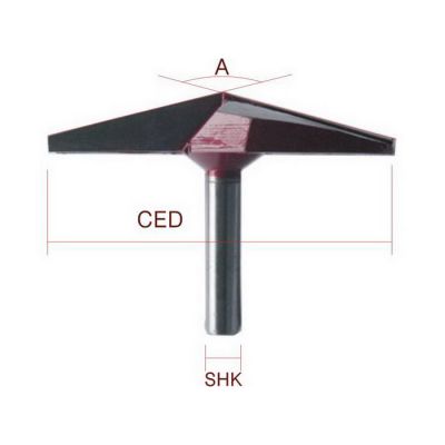 Extra-Wide CED 3D CNC Router Bits