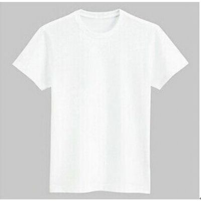 Plain White Sublimation Blank Polyester T-Shirt for Children