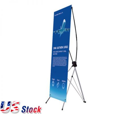 Clearance Sale! US Stock-10 Pcs Economy Aluminum Foot X Banner Stand (24"x63")