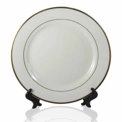 8 Inch Sublimation Ceramic Plate Coated Gold Rim