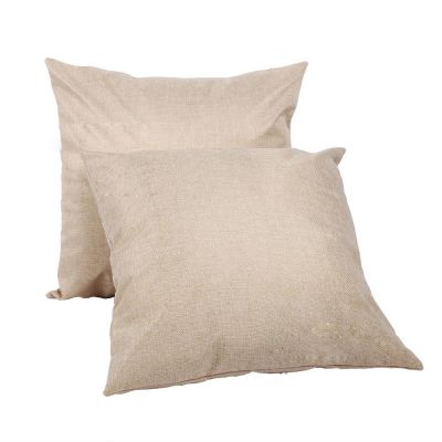 5 Pack Sublimation Pillow Cases 18x18, Blank Linen Pillow Covers with  Invisible Zipper