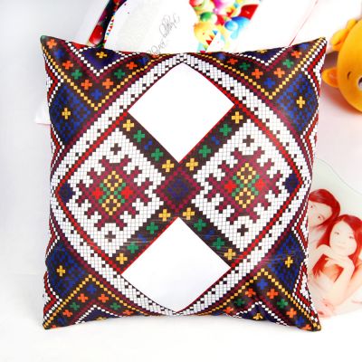 HE DTF Linen 3D Sublimation Blank Pillow Case Fashional Cushion Cover  Pillowcase with Invisible Zippers 50pcs/Carton - in US Stock
