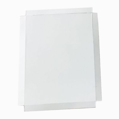 Paneles HD de aluminio en blanco para sublimación de 30x30cm con profundidad de 2.5cm.