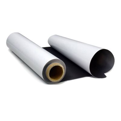 36"(0.914m*30m) Printing Media Solvent PET Steel Roll Film Magnetic Receptive