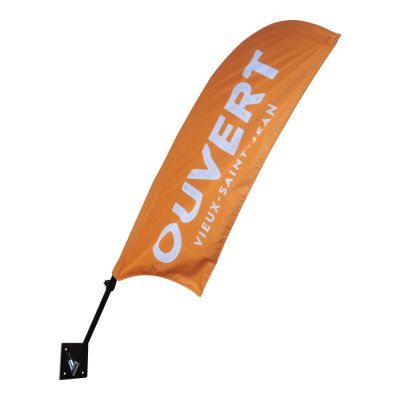 Wall Mounted Flags-Feather Flags with Single Graphic