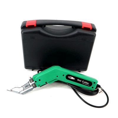 110V 100W Heavy Duty Electric Hand Held Hot Heating Knife Tool with Cutting Foot for Non-Woven Fabric Curtain Cutting 