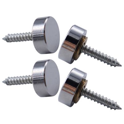 12mm Fitting Parts Brass Decorative Screw Cap Mirror Nails with Copper Washer for Acrylic Fixings