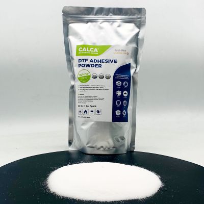 US Stock CALCA Direct to Film TPU DTF Powder, Digital Transfer Hot Melt Adhesive Powder (2.2lbs Pack, 1kg, Fine, White)