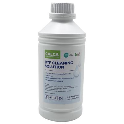 US Stock-CALCA Direct to Transfer Film Cleaning Solution for Water-based Epson Printheads. 32 oz, Bottle of 1L