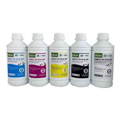 US-Stock, CALCA Direct to Transfer Film Ink for Epson Printheads. 32 oz, Bottle of 1L, Water-based DTF Inks