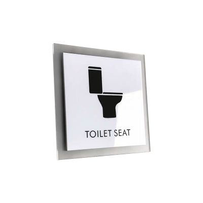 Potty Toilet, Squat Toilet Sign, Acrylic