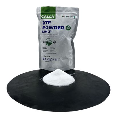 CALCA MM2 Direct to Film TPU DTF Powder, Digital Transfer Hot Melt Adhesive Powder (2.2lbs Pack, 1kg, Medium, White)