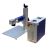 US Stock, CALCA 50W Split Fiber Laser Marking Engraving Machine, Rotary Axis Include
