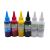 US Stock-CALCA DTF Inks Bundle (CMYK, 2W) for Desktop DTF Printers with Epson Printheads, Bottle of 3.2 oz (100ml)