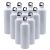 US Stock, CALCA 60pcs/Pack 750ml Blank Aluminum Sports Bottle for Sublimation Printing, White