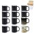 US Stock-CALCA 36 Packs 11oz Sublimation Blank Full Color Changing Mugs Black Matte Sublimation Coffee Mugs, Magic Cups