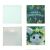 120Pcs 3.9in Square Glossy Sublimation Glass Coasters with Anti Slip Pads