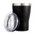 CALCA 10oz Stainless Steel Coffee Mugs Beer Tumbler with Sublimation Coating and Sliding Lid Tiffany Blue&Black