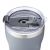 CALCA 10oz Stainless Steel Coffee Mugs Beer Tumbler with Sublimation Coating and Flip Cover Lid Grey