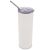 US Stock - CALCA 50 Pack 20oz Straight White Sublimation Tumbler Blanks w/ Straw and Flip Lid, Vacuum Insulated Double Layer Stainless Steel Water Bottle