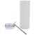 US Stock - CALCA 50 Pack 20oz Straight White Sublimation Tumbler Blanks w/ Straw and Flip Lid, Vacuum Insulated Double Layer Stainless Steel Water Bottle