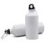 CALCA 60pcs/Pack 500ml Blank Aluminum Sports Bottle for Sublimation Printing, White
