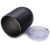 CALCA 2PCS 12oz Black Stainless Steel Red Wine Tumbler Mugs with Sublimation Coating and Direct Drinking Lid