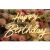 UK Stock, CALCA Happy Birthday Warm White Integrative Neon Sign for Birthday Party Decoration Size-24X9.4 inches+17.7X8.3 inches