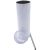 US Stock - CALCA 25pcs 20oz Skinny Tumbler White Stainless Steel Insulated Water Bottle Double Wall Vacuum Travel Cup With Sealed Lid and Straw