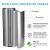 US Stock - 25pcs 20oz Skinny Tumbler Stainless Steel Insulated Water Bottle Double Wall Vacuum Travel Cup With Sealed Lid and Straw (White)